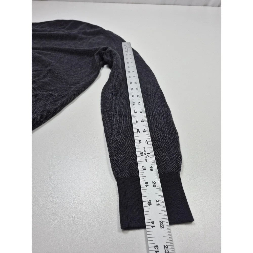 Polo Ralph Lauren Sweater Mens Large Gray Pima Cotton Crewneck Knit Pullover
